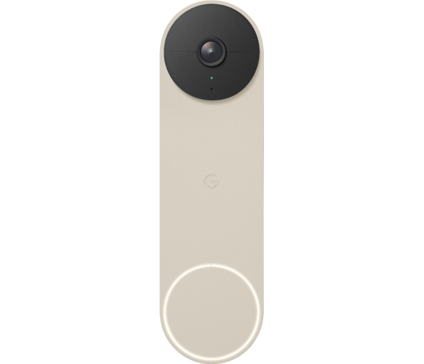 GOOGLE Wideodzwonek do drzwi Google Nest Doorbell Linen - 741074 - zdjęcie